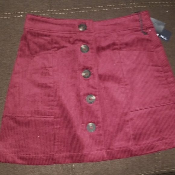 Courdoroy Mini Skirt - Picture 1 of 2